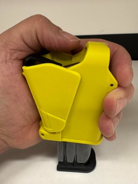 Gunvault Universal Mag Loader Fits 9mm 45 Single/Double Stack Yellow unbranded
