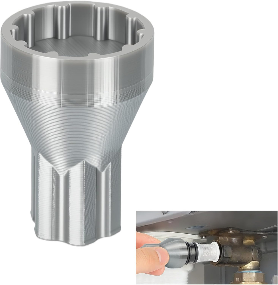 3-In-1 Inlet Filter Removal Tool Compatible with Rinnai Water Heaters, Works wit