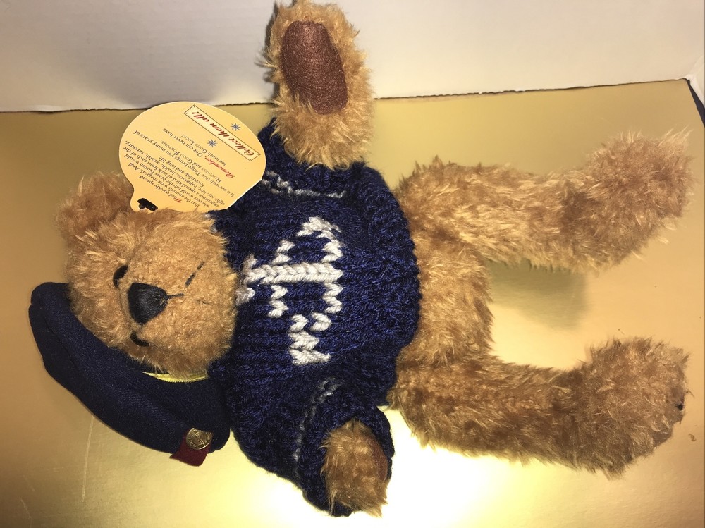 Brass Button Bear 10” “Tango” Vintage