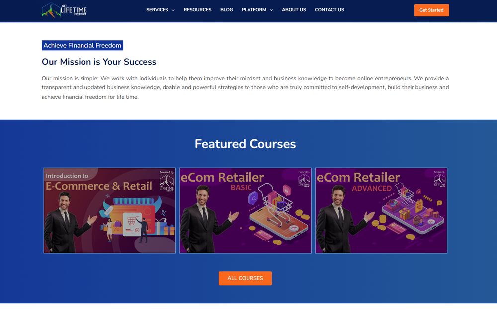 Fully Automatic LMS Learning Management System Online Courses WordPress Website