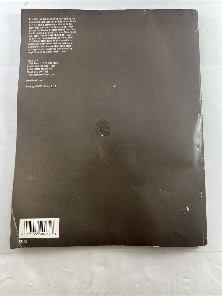 Lionel 2011 Signature Edition Catalog