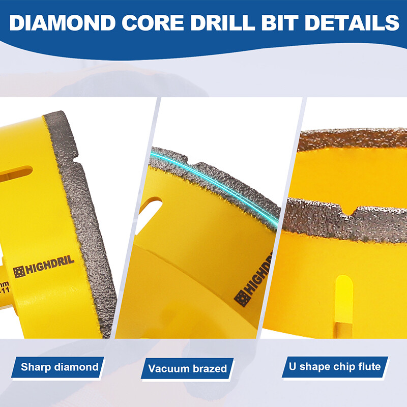 127mm Diamond Drilling Core Drill Bits Hole Saw Cutter for Tile Marble Stone