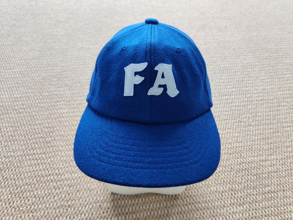 Fcking Awesome FA CLG Wool Embroidered 6-Panel Cap Unisex Strapback Hat Blue