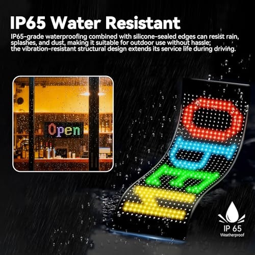 Devil Eyes Light for Cars, 7"x3" - Flexible Ultra-Thin LED Panel with Dual