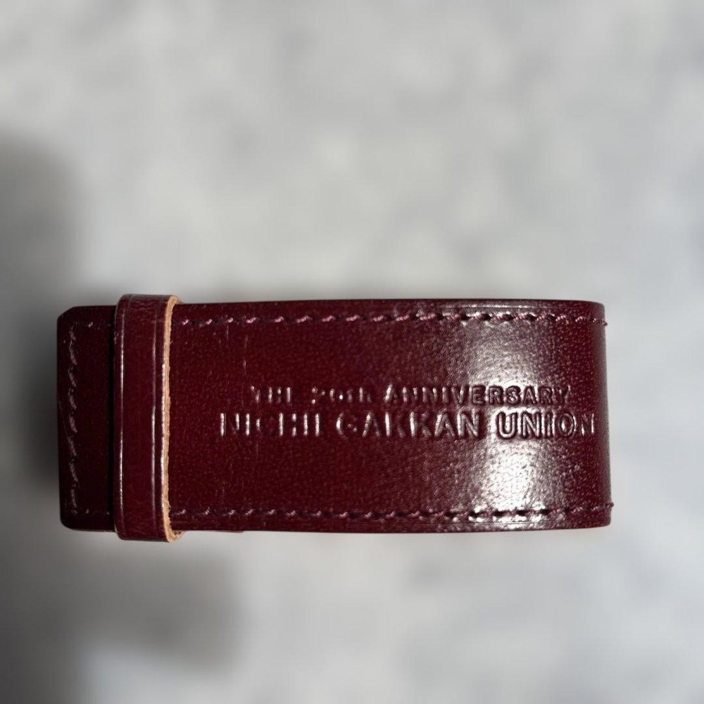 burgundy leather pencil case #4bfc18