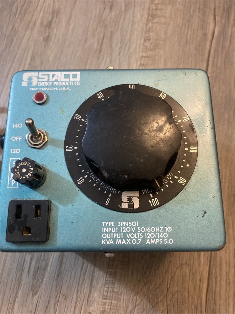 Staco 3PN501 Variable Electric Autotransformer