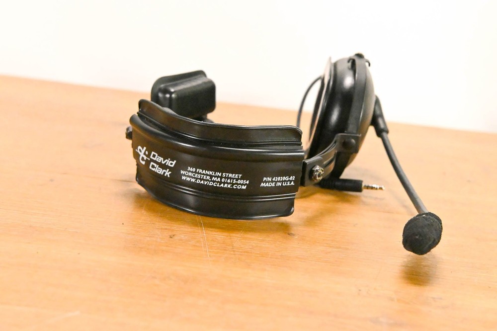 David Clark Single Ear, Over-The-Head Style Headset CG01YNC