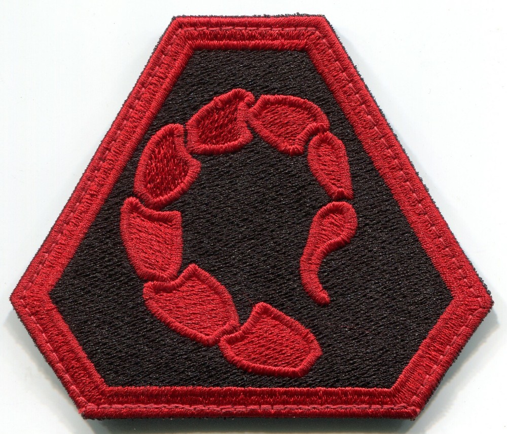 C&C NOD Scorpion Emblem Patch Right Shoulder Reverse Color Command Conquer Hook