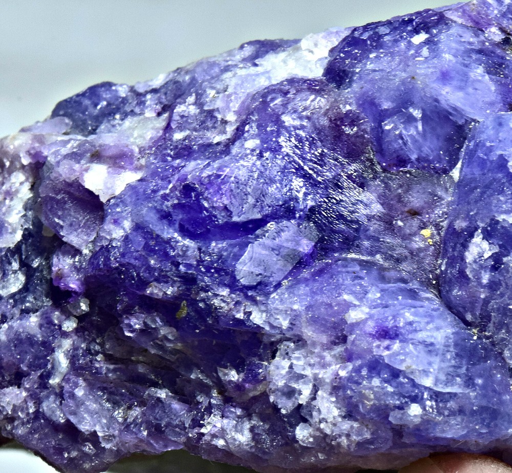 483g Fluorescent Phosphorescent Color Change Blue Hackmanite Crystals Specimen