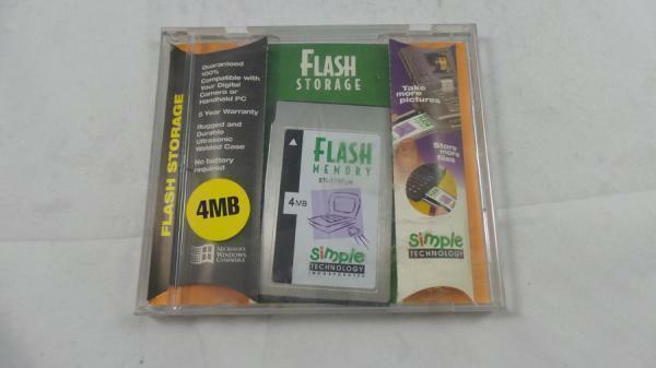 Vintage SimpleTech 4MB Flash PC Card (STI-ATAFL/4)