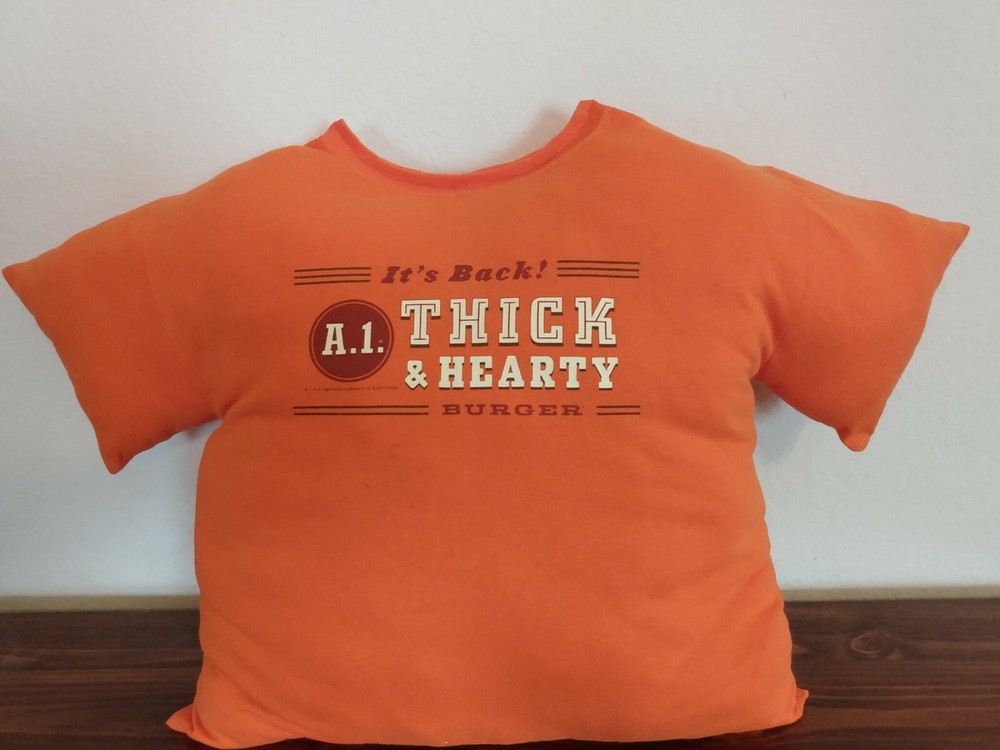 Whataburger Sandwich Slogan T-Shirt Pillows 