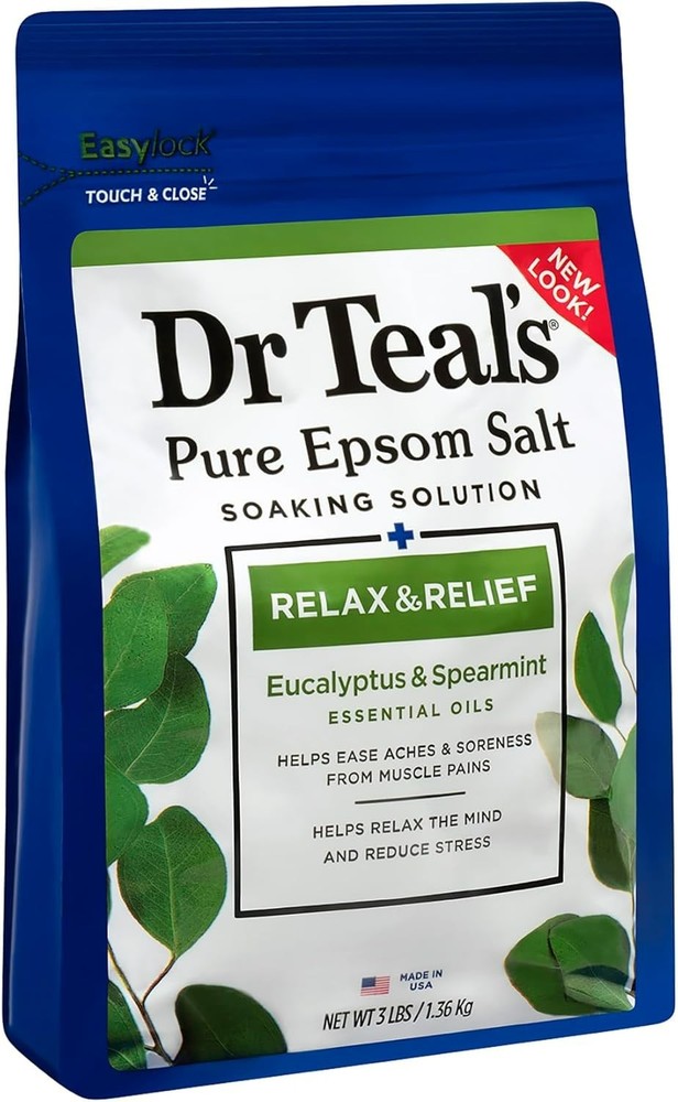Epsom Salt - Relax & Relief - Eucalyptus Essential Oils - 3 lb