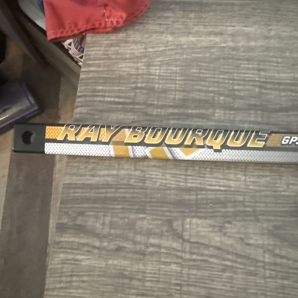 Ray Bourque "Bourquey" Career Statistics Commemorative Mini Stick