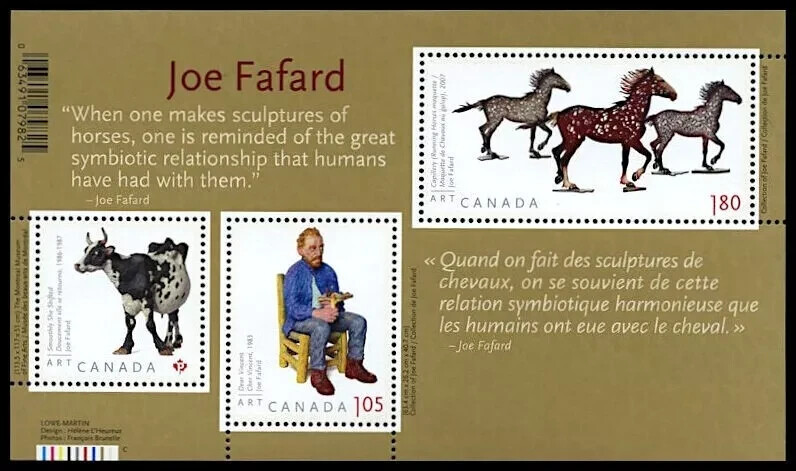 Canada Scott 2523 - Joe Fafard - 2012