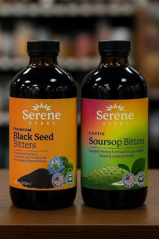 Soursop & Black seed Bitters Combo Pk 16 Oz.  EXP. 7/27