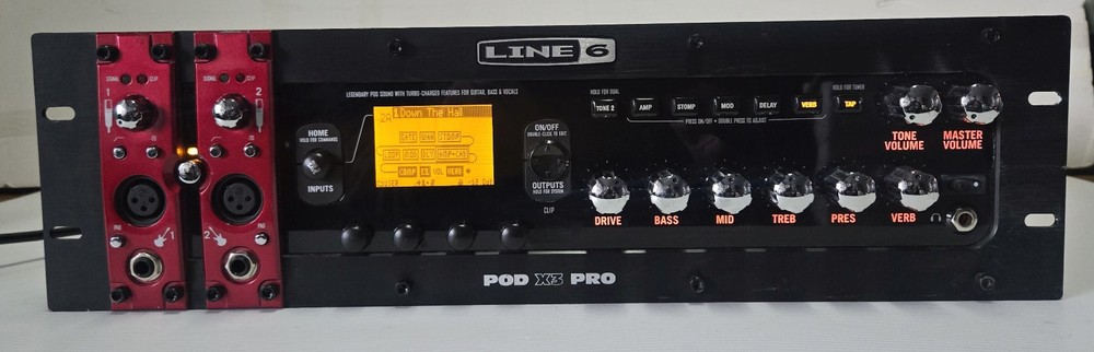 Line 6 POD X3 PRO Guitar Rack Mount Multi Effects Processor