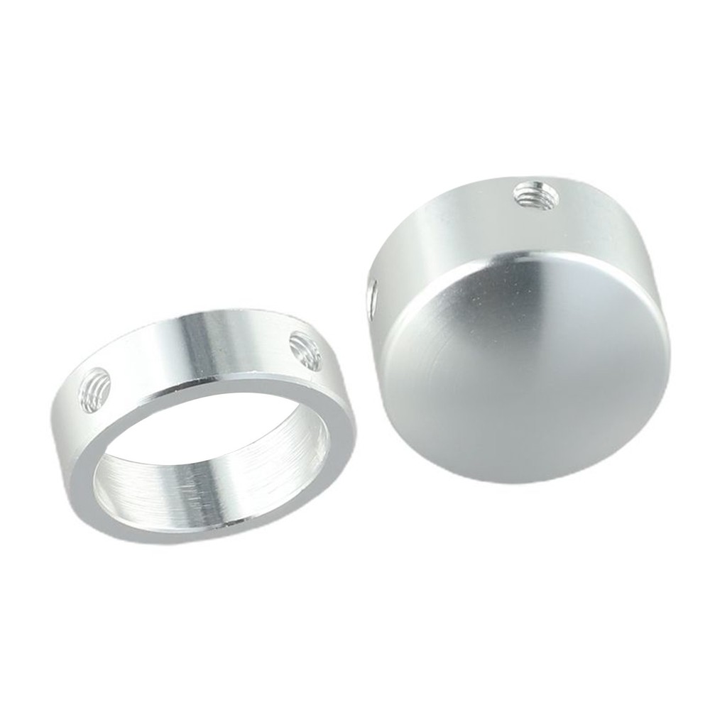 Gym Equipment Handle End Cap Plate Loaded Machine Accessory Silver Color
