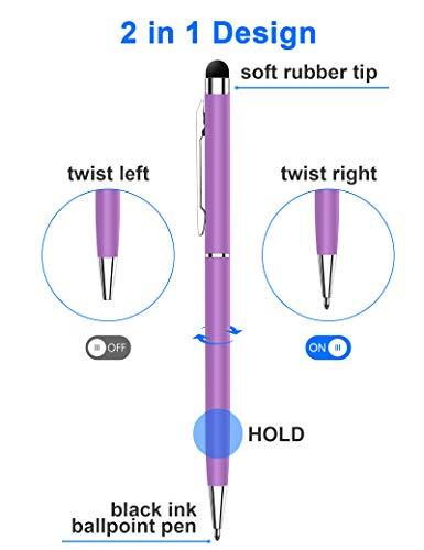 12x Universal Stylus Pens for Touch Screen Devices (iPad/iPhone/Tablets/Android)