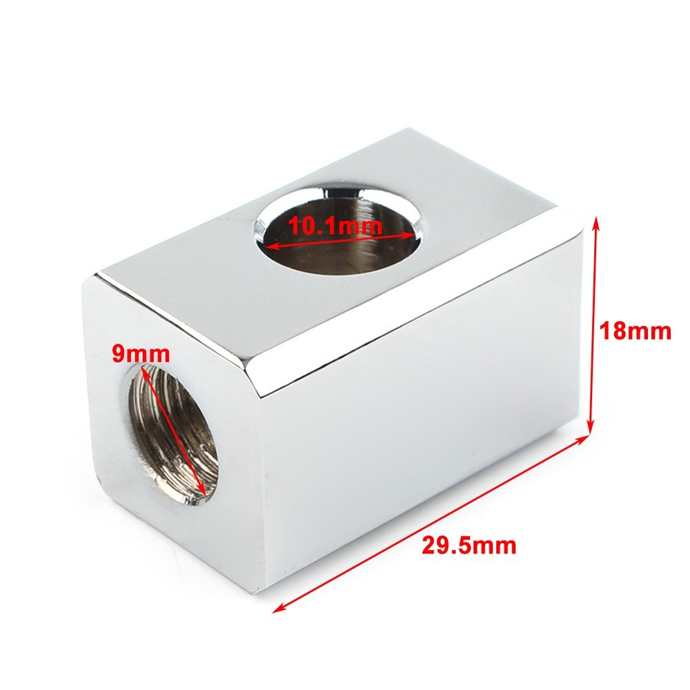Headlight Mounting Block Fit for Harley Headlamp Custom Head Light Mount Chrome