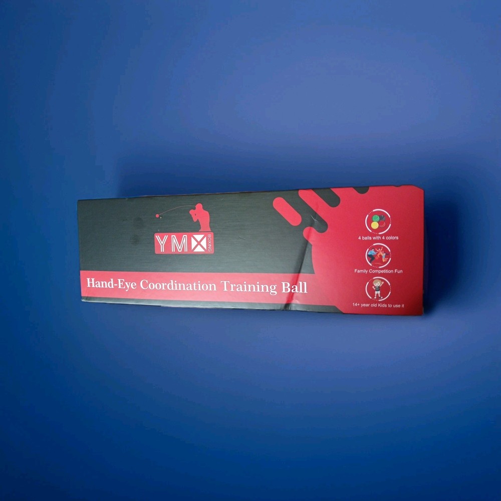 YMX BOXING® Ultimate Reflex Ball Set with Counter App - 4 React Reflex Ball plus