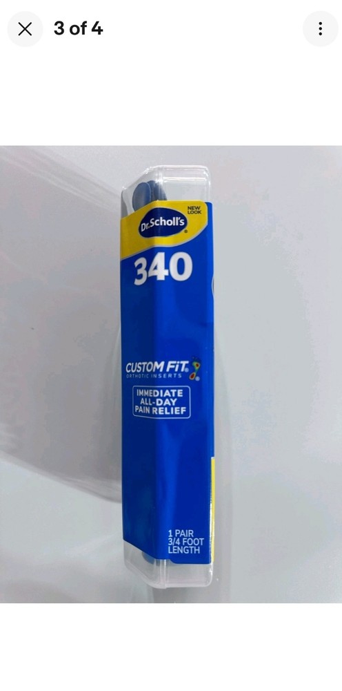 Dr. Scholl's CF340 Custom Fit Orthotic Inserts