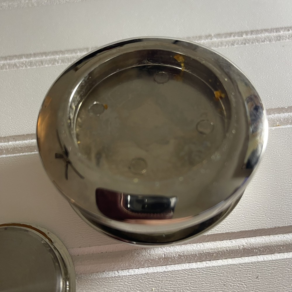 Dansk Nickle Plated Clock 723010