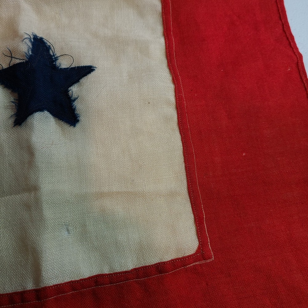 WWI 2 Sons in Service Wool Flag Multi Piece Construction Home Front