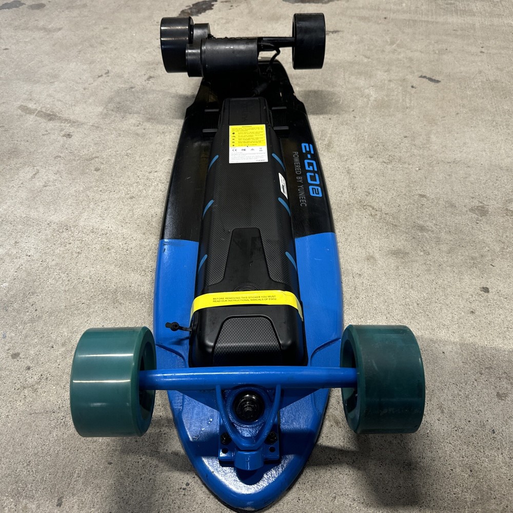 YUNEEC E-GO2 Electric Longboard BLUE ⚠️⚠️READ⚠️⚠️