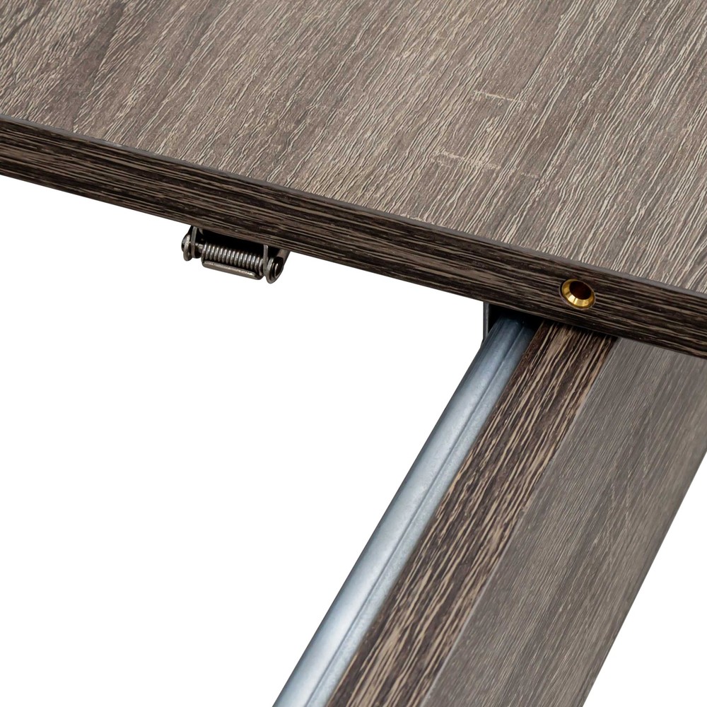 Dining Table , 106.3 in Large Extendable Kitchen Table