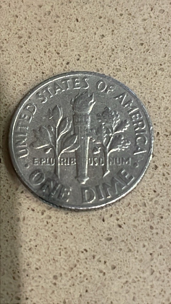 1965 Roosevelt Dime No Mint Mark Circulated