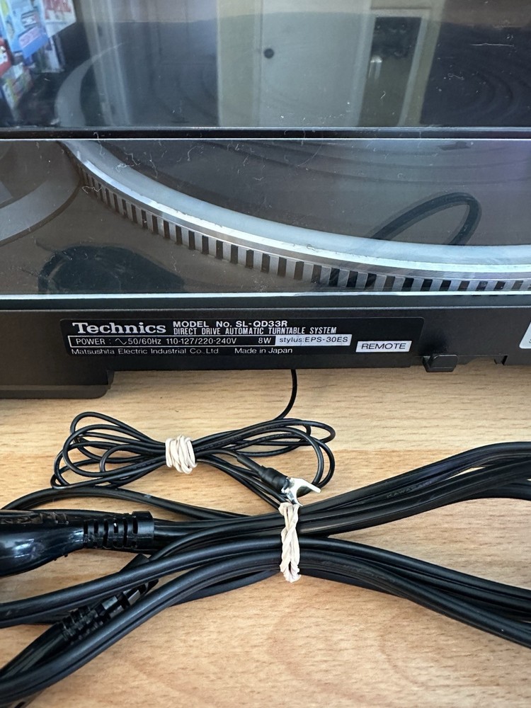 Technics SL-QD33 Fully Automatic Quartz Direct Drive Turntable Serviced Recapped