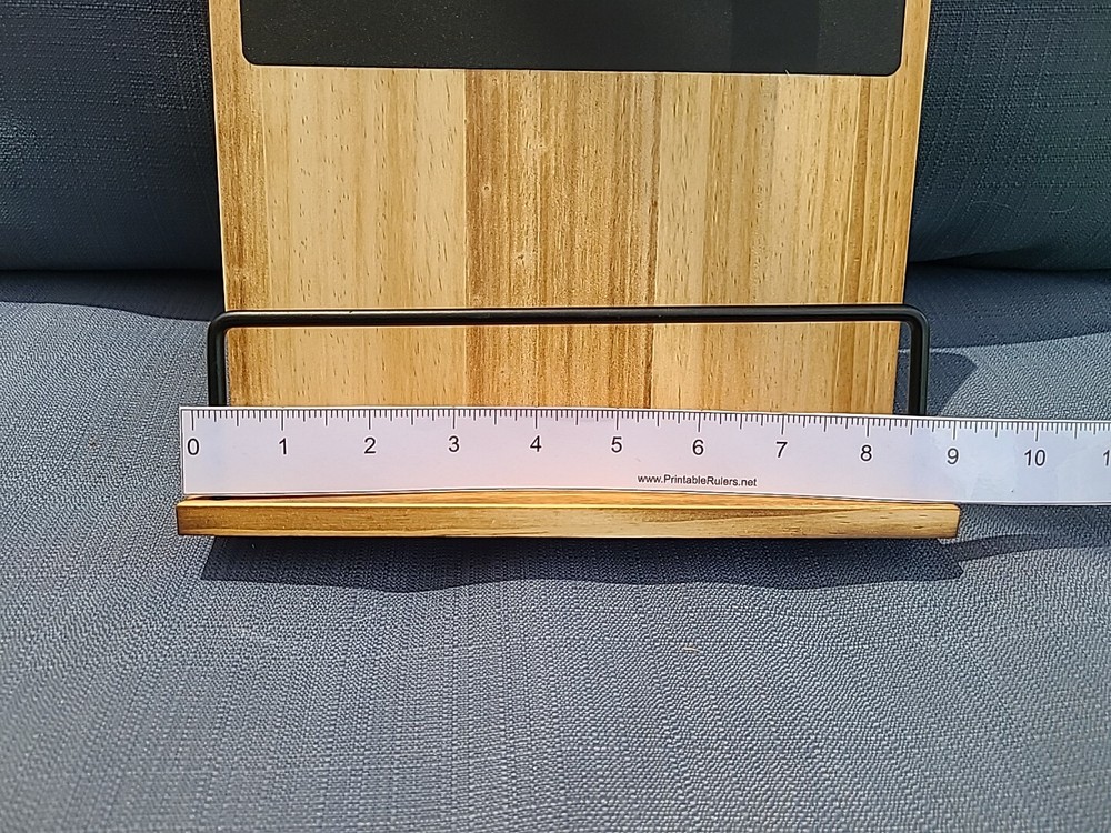 Wooden Adjustable Cookbook Stand Kitchen Decoration Chalkboard