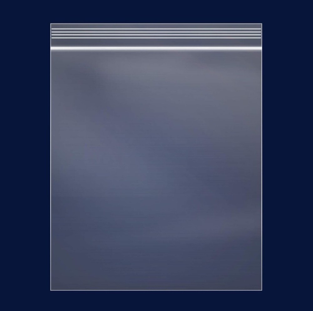 1000 Count - 10" x 13", 2 Mil Clear Plastic Reclosable Zip Poly Bags with...