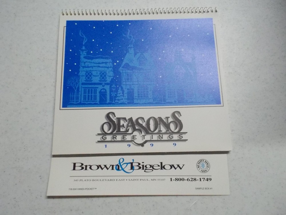 4 Vintage 1999 Calendars