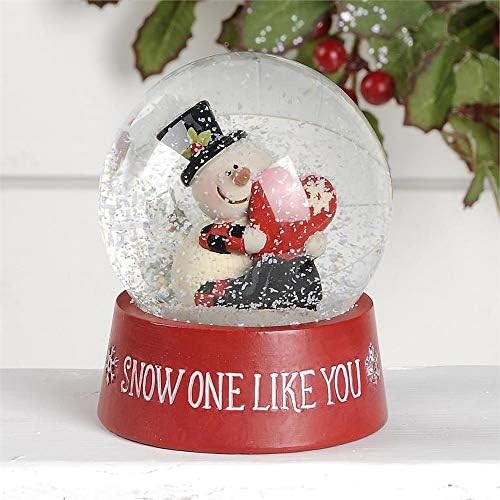 Christmas Snow Globe with Snowman