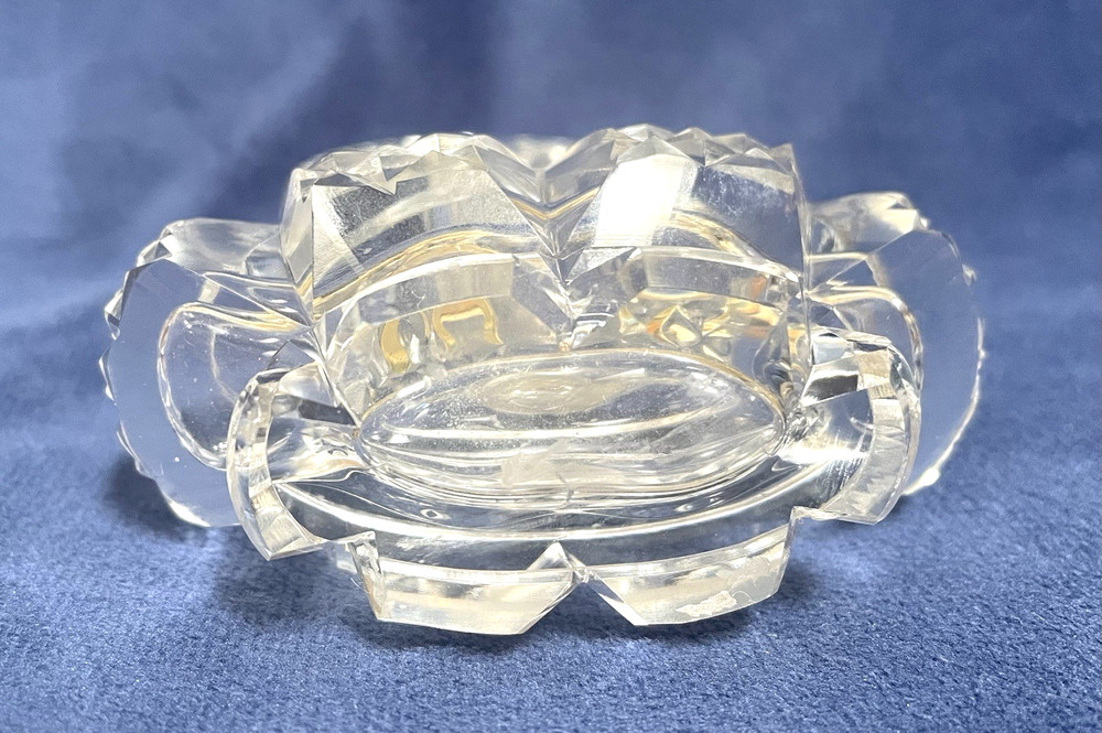 Made In Czechoslovakia Crystal Perfume Bottle with Mark