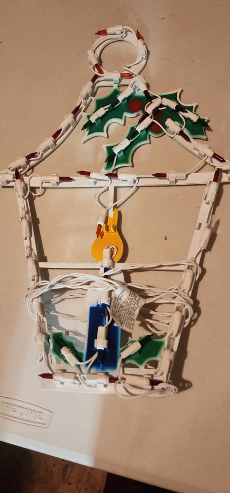 Vintage Impact Plastics 1999. Light up JOY Christmas wall decor. Multiple.