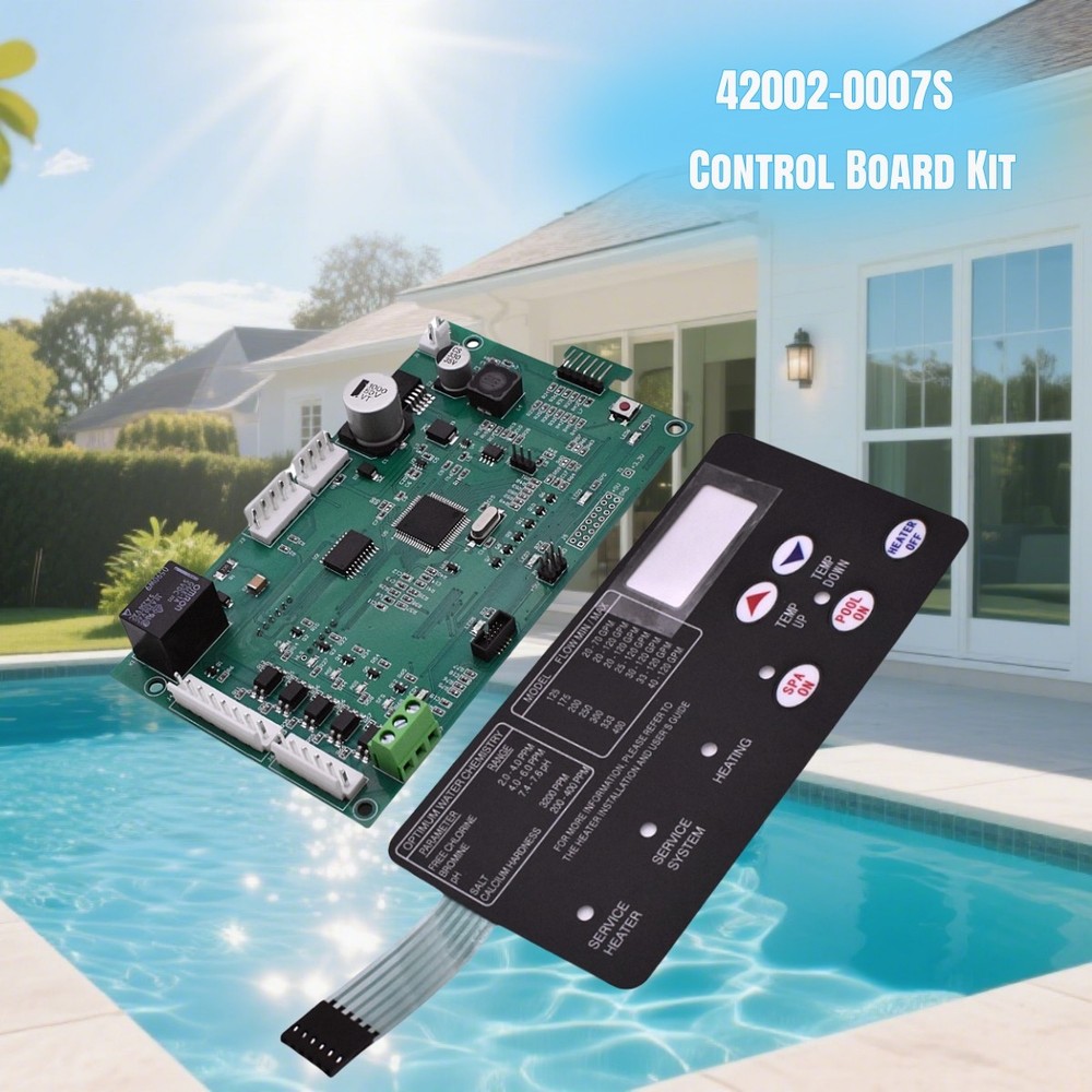 42002-0007S Control Board Kit for Pentair MasterTemp/Max-E-Therm w/472610Z Pad