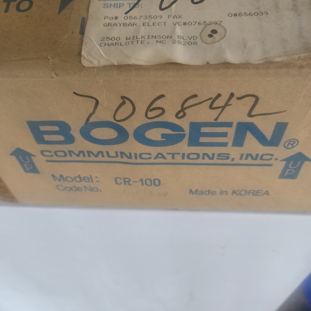 Bogen CR-100 CASSETTE RADIO