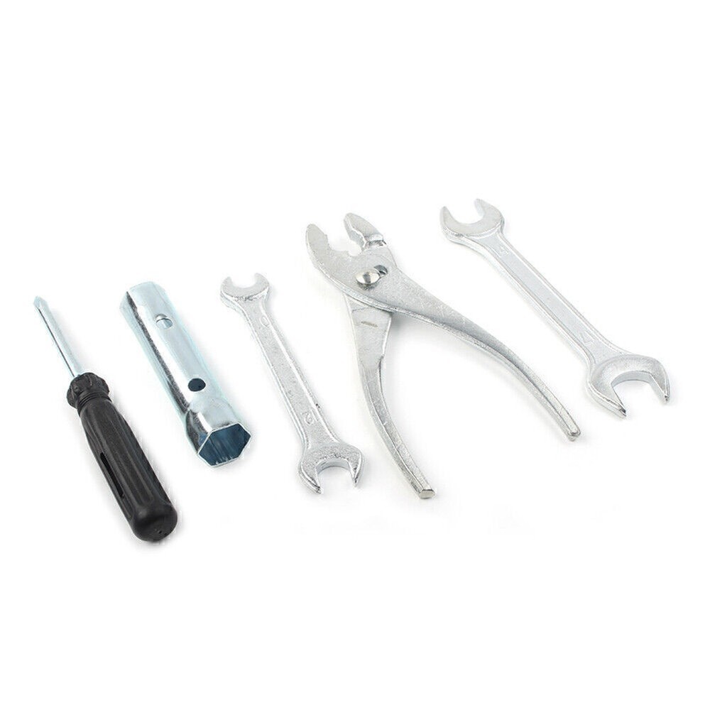 5Pcs/Set Motorcycle Universal Spark Plug Spanner Wrench Plier Socket Tool Kit