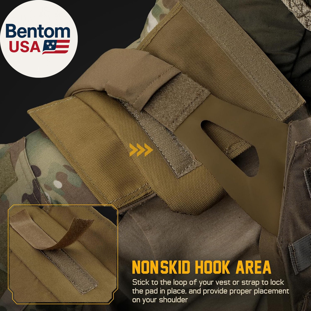 Tactical Plate Carrier Shoulder Pads, 2 Pack Shoulder Strap Pad Backpack Strap C