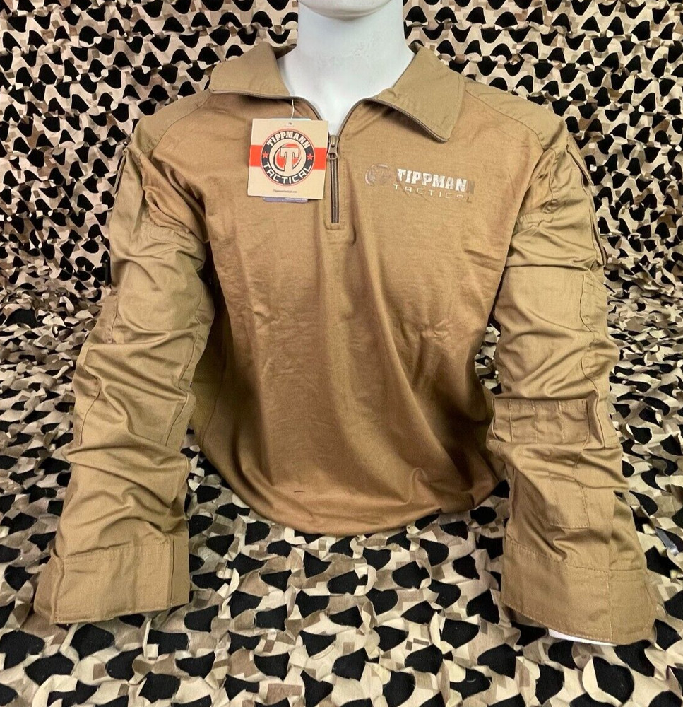 NEW Tippmann Tactical TDU Paintball Jersey - Tan - Medium