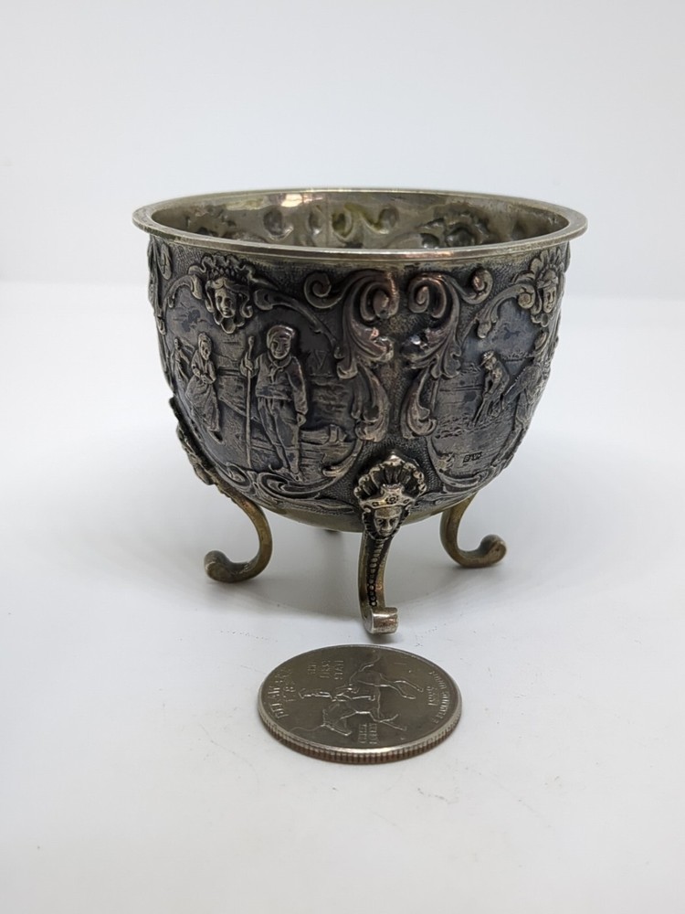 Antique Sterling Silver 925 Small Dutch Bowl
