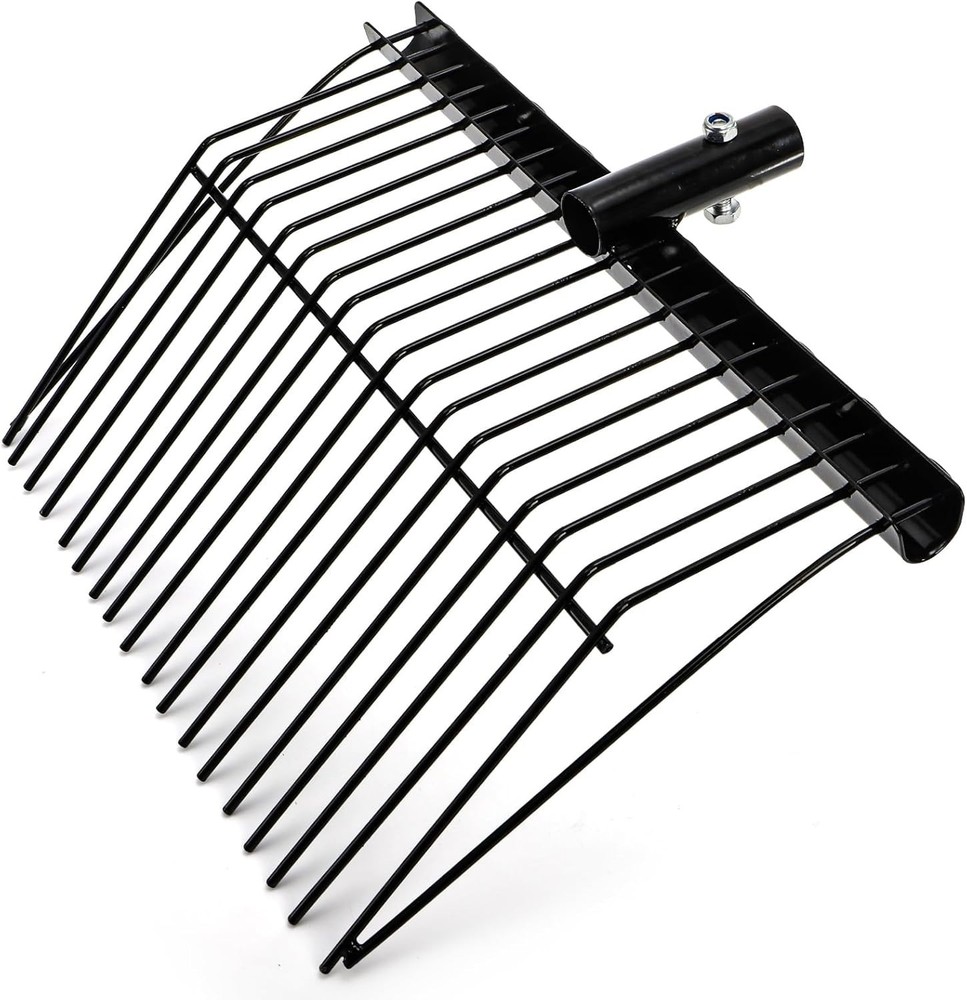 Metal Pitch Fork for Garden, Durable Digging Fork Rake Head Replacement with ...