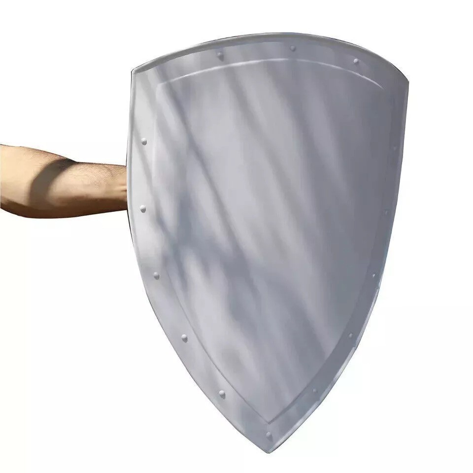 Medieval Functional Historical Replica White  Heater 24''Shield Gift Item