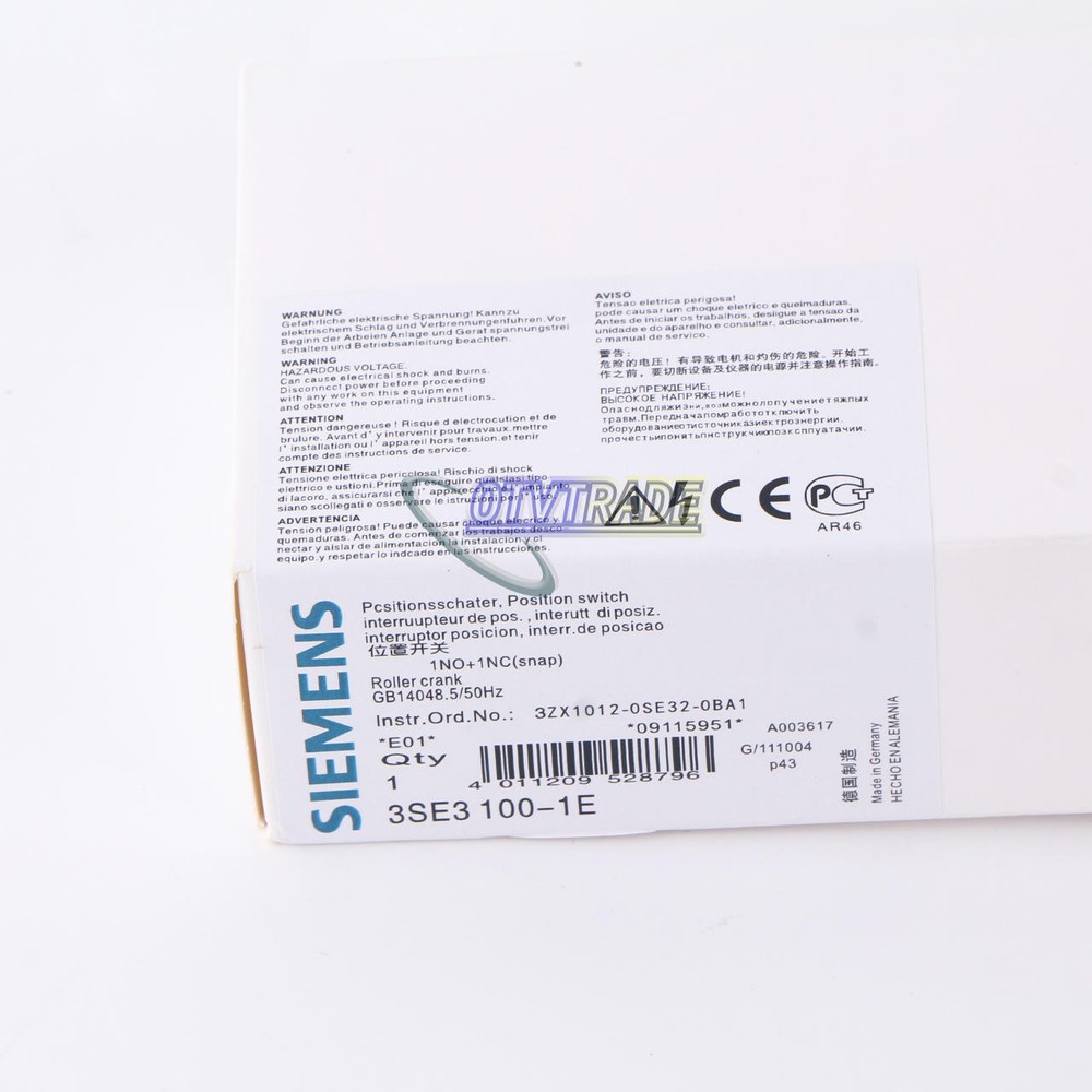 ONE SIEMENS 3SE3100-1E Limit Switch New
