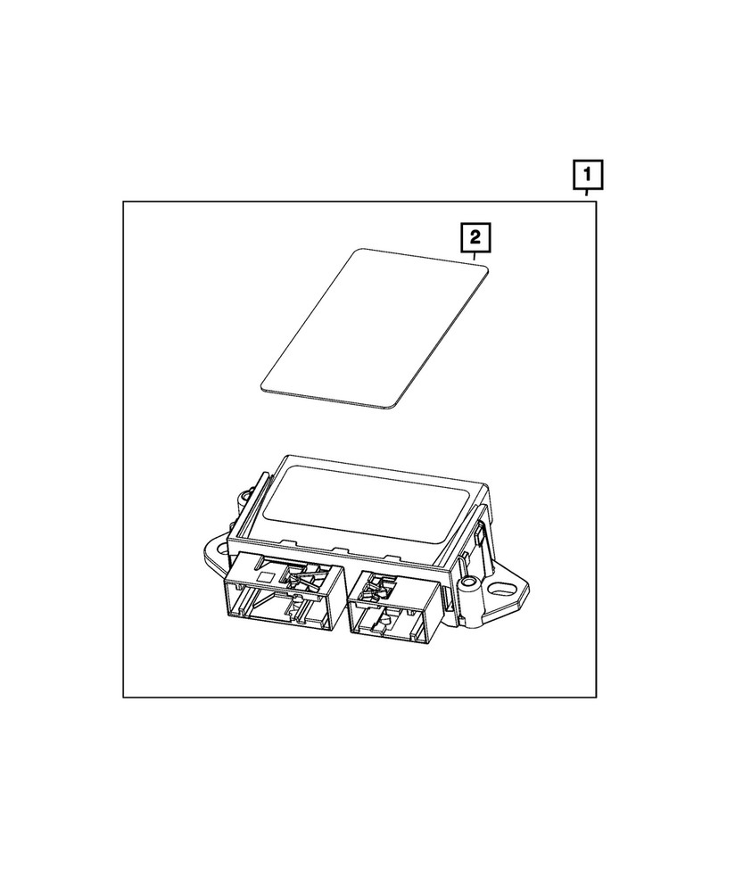 Genuine Mopar Module Digital Key Kit 68592706AE