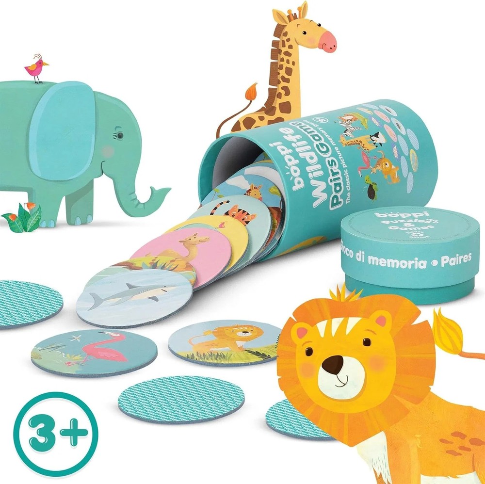 Boppi: Pairs Memory Game Wildlife