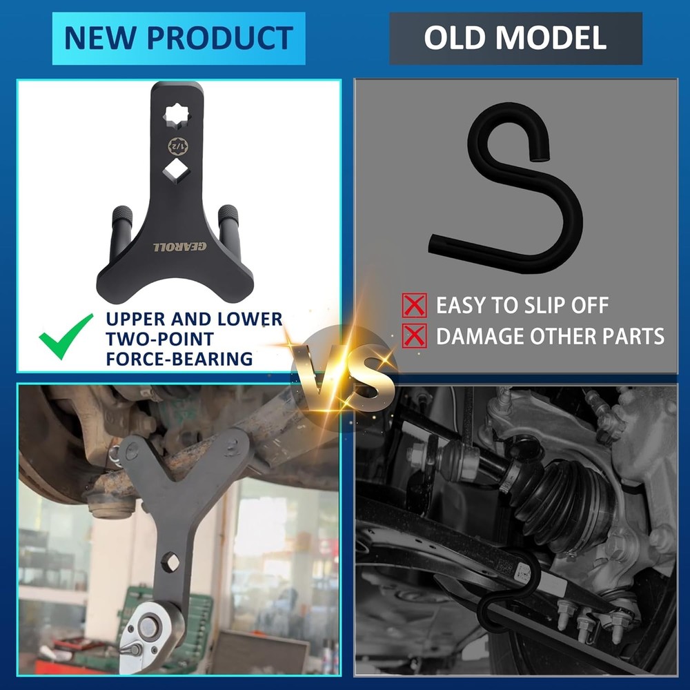 Lower Control Arm Prying Tool, Suspension Specialty Arm Lever Bushing Tool, Lowe