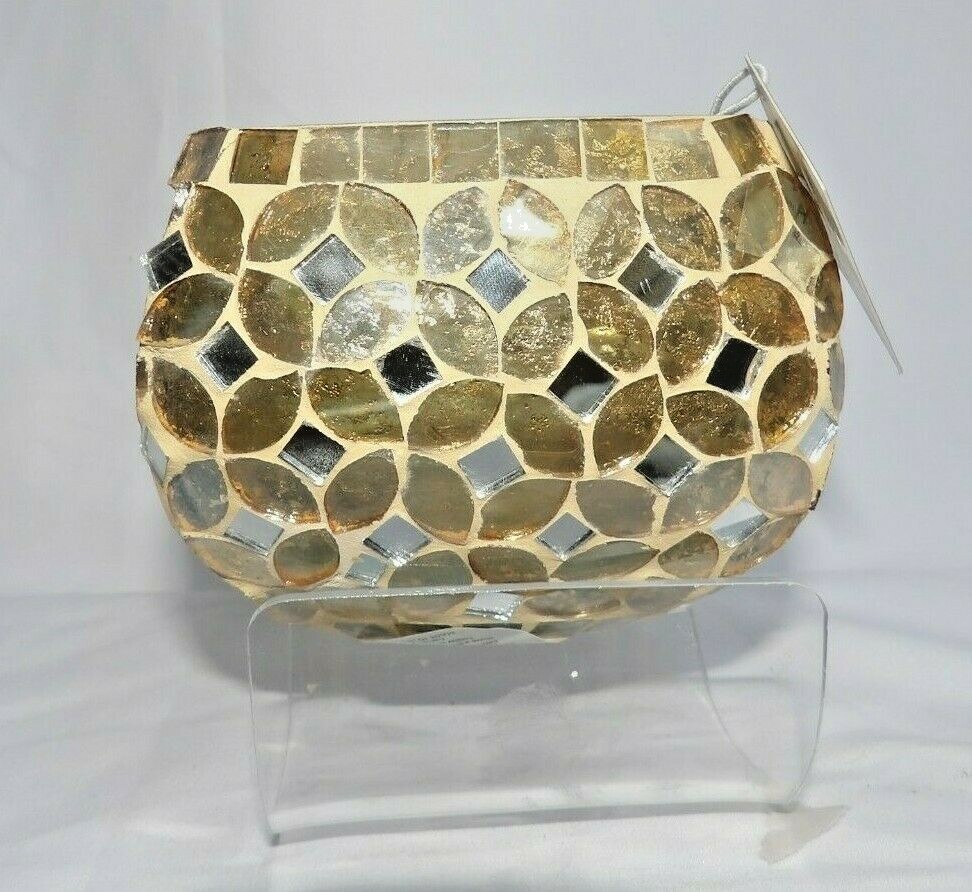 Contemporary Nicole Miller Gold Pottery (Size: Small)